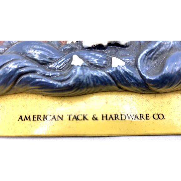 Handpainted Dimensional Lighthouse Double Switch Plate 5x5" NEWwh - Picture 5 of 6